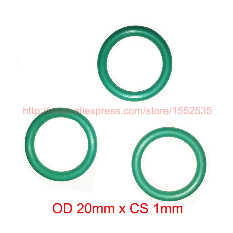 

OD 20mm x CS 1mm viton fkm high temperature o ring oring o-ring cord oil sealing rubber hardness IRHD 70