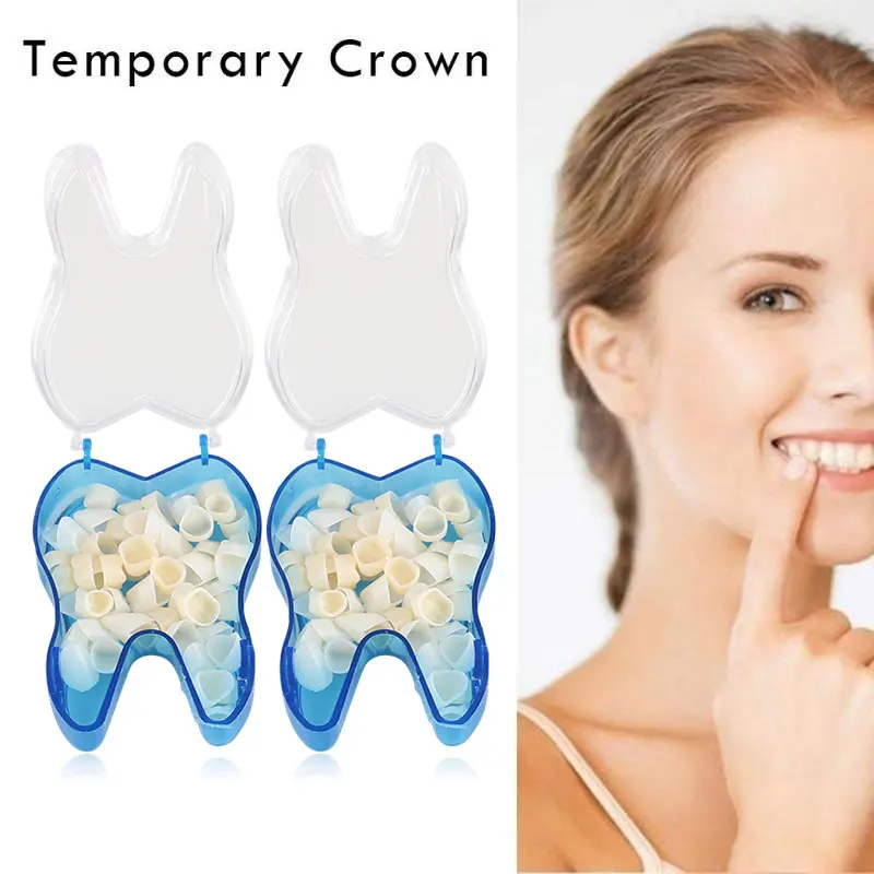 50 шт./кор. Временная зубная коронка 25 шт для передних зубов + 25 шт задней стоматологические материалы Стоматологические инструменты