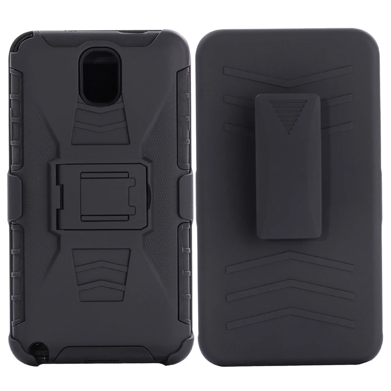 

Heavy Duty Armor Defend Case For Samsung Galaxy Note 3 N9000 N9002 N9005 Shockproof Cover Belt Clip