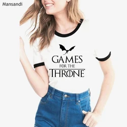 New arrival 2019 Game Of Throne t shirt women white vogue tshirt Mother Of Dragons female t-shirt summer tops harajuku shirt New arrival 2019 Game Of Throne t shirt women white vogue tshirt Mother Of Dragons female t-shirt summer tops harajuku shirt