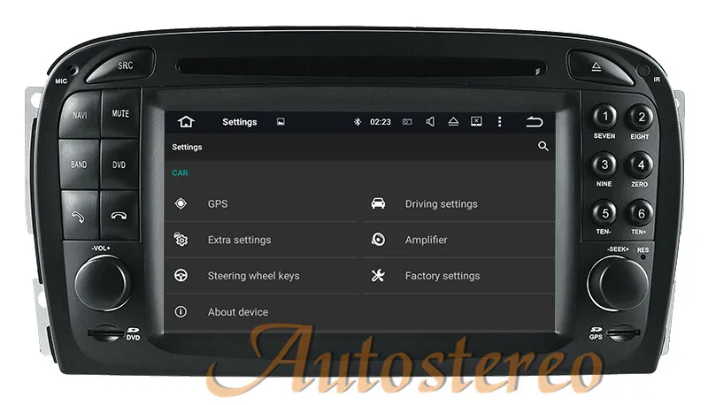 Discount Android 9 Car GPS Navigation Car radio DVD player Headunit For Mercedes Benz SL R230 SL500 2001-2007 multimedia player Satnav HD 23