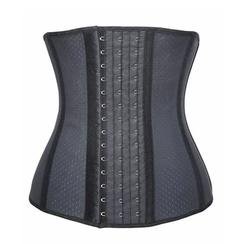 

Woman Modeling Strap Slimming Corset Latex Waist Trainer Corset Tummy Control Belt Body Shaper Colombian Girdle Woman