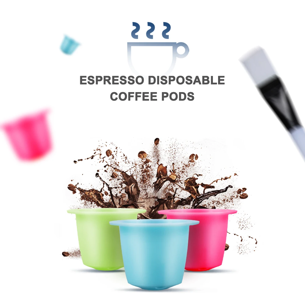 Recaps Disposable Empty Coffee Capsule Pod Fillable Espresso Coffee or