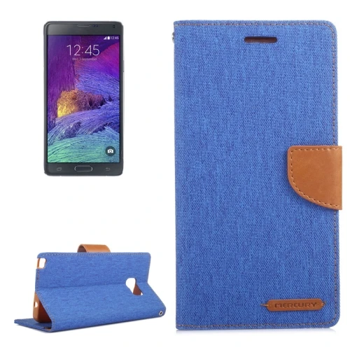 Luxury Denim Flip Leather Wallet Case For Samsung Galaxy Note 5 N9200 + Card Slot Coque 5pcs/lot | Мобильные телефоны и