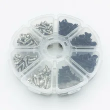 400 шт. электрическая гитара накладка пластина Крепление Винт Размер 3x12 мм цвет черный/хром с ящиком для хранения lutier инструмент