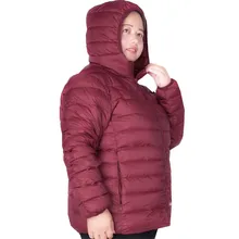 Размера плюс S-7XL Для женщин Ультра Легкая зимняя куртка-пуховик осень-зима, куртки с капюшоном на белом утином пуху, парки, зимняя одежда для детей теплое тонкое Короткое пальто SF824