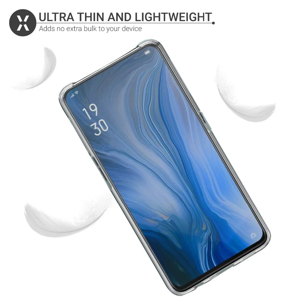 OPPO Reno Case Ultra Thin Clear Soft TPU Case For OPPO Reno 10X Zoom 5G Reno Z 2 F Realme 3 5 Pro Q X2 XT A9 A5 K5 A1K