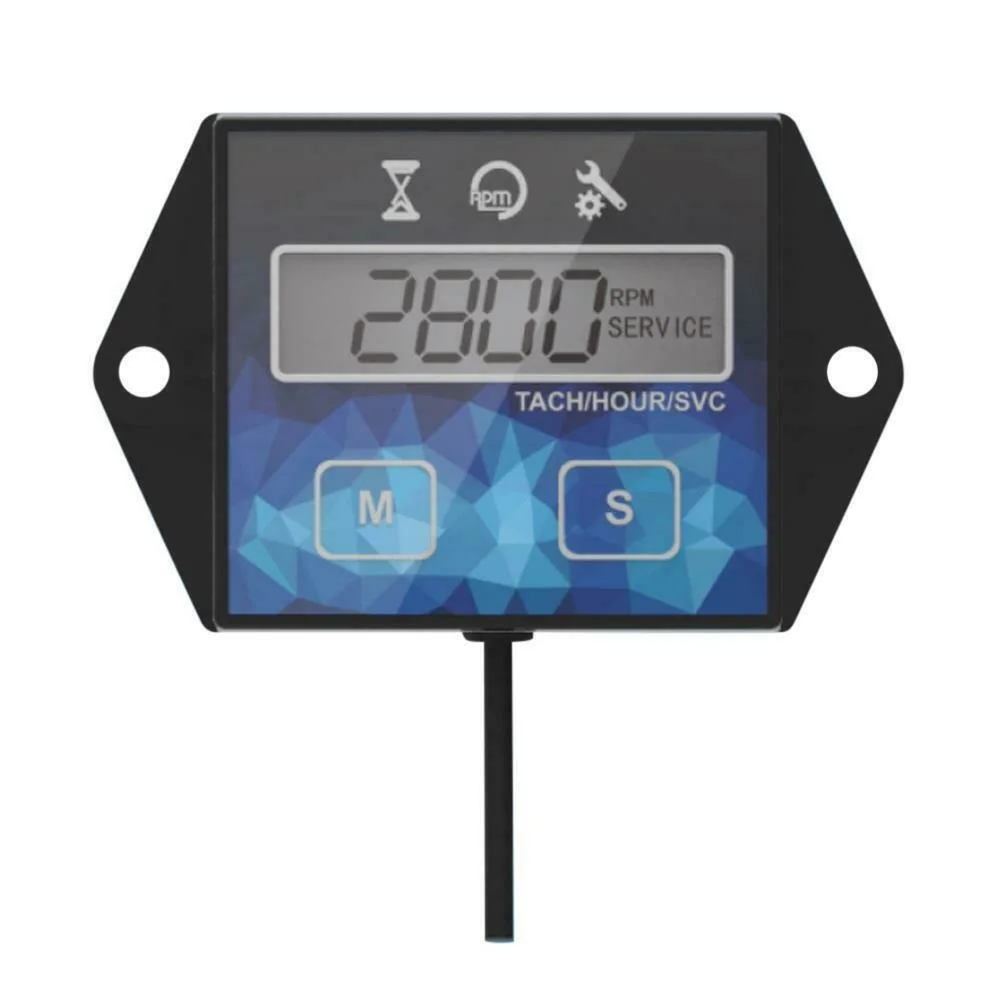 

ABD Motorcycle ATV Waterproof Tachometer Hour Meter Speed Timer Reset Timers auto accessories high quality Timer