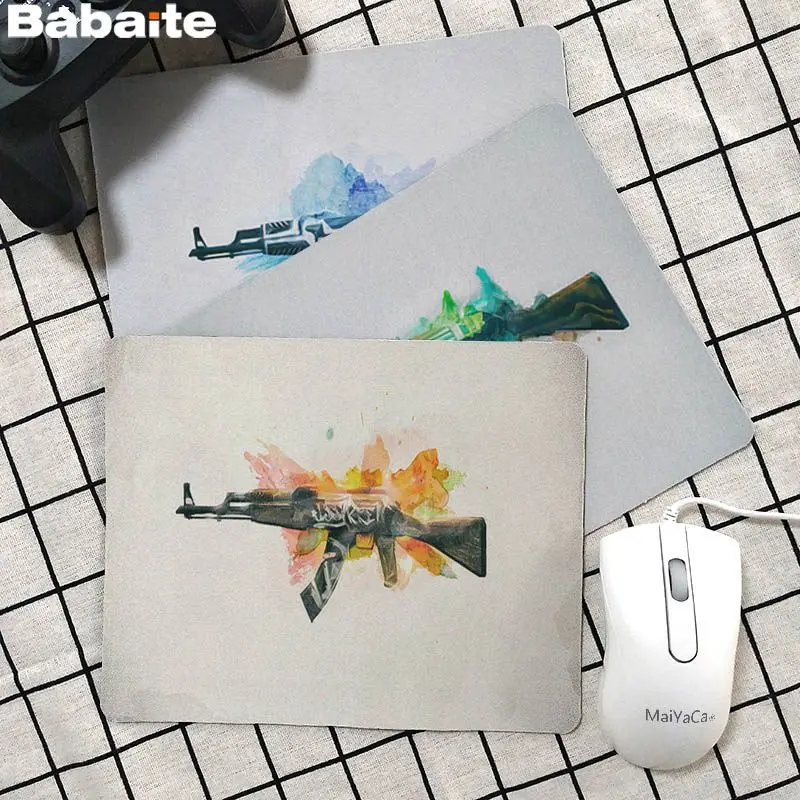 Babaite Забавный Cs Go Ak 47 красивый коврик для мышки в стиле аниме Гладкий блокнот