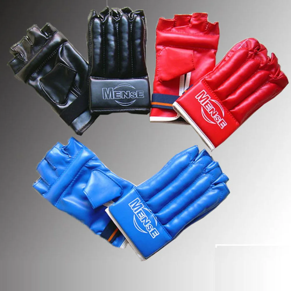 Buy Half finger Boxing Gloves MMA Mitts Fitness
