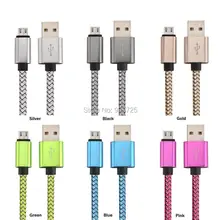 1 м 2 м 3 м вспомогательный стереоаудиокабель в тканевой оплетке micro V8 5pin usb кабель наборы аксессуаров для телефонов для samsung s4 s6 s7 HTC LG Sony