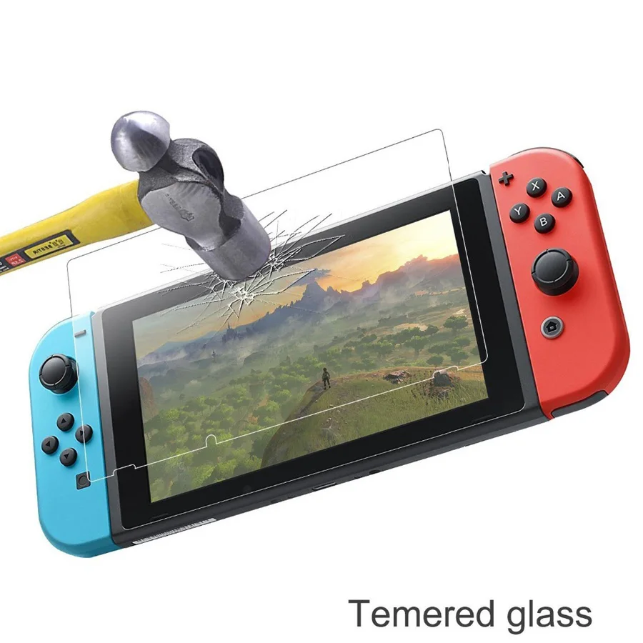 

Video Game Console Screen Tempered Glass Film for Nintend Switch Anti- Scratch Ultra Thin Anti-Finger Print HD Screen Protector