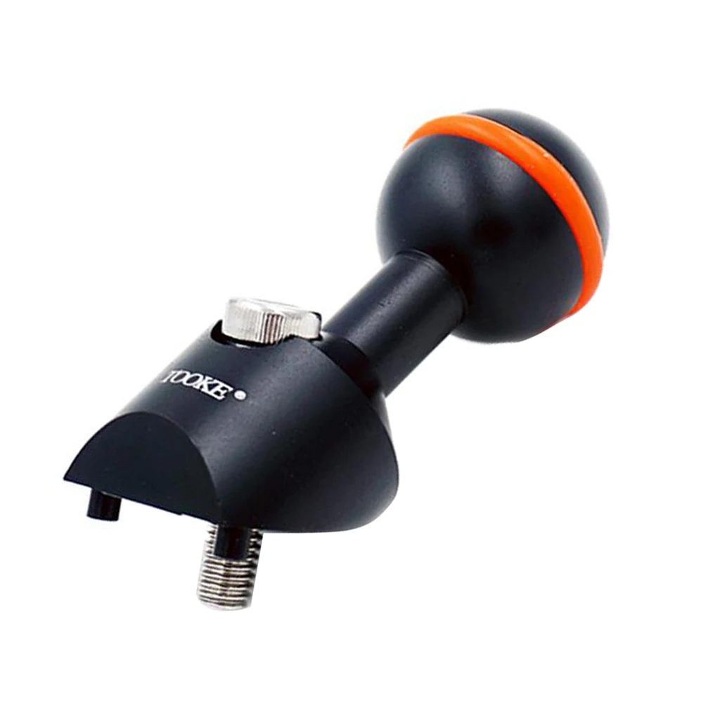 Strobe Adapter Ball for Underwater Photography Housing Flashlight Swimming Diving Water Sports SCUBA Snorkeling Pool Accessories