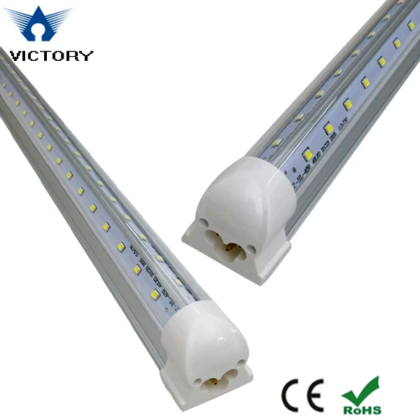 commercial freezer free shipping 22w t8 4ft v shape led tube light with