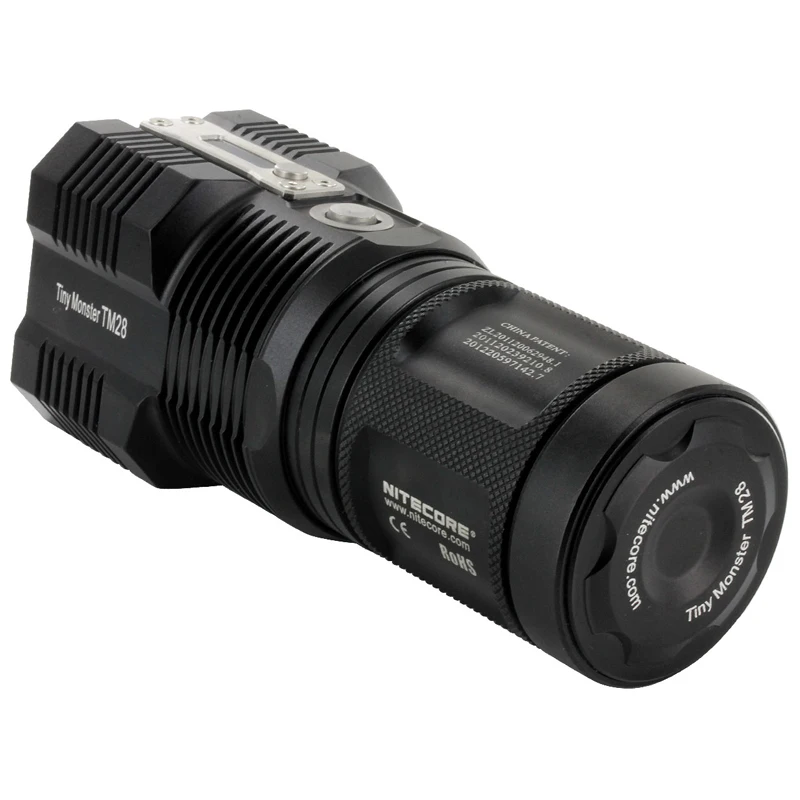 NITECORE TM28 перезаряжаемый Fashlight 4* CREE XHP35 HI Светодиодный Прожектор Макс 6000 люмен 8 режимов работы луч бросок 655 метр фонарь