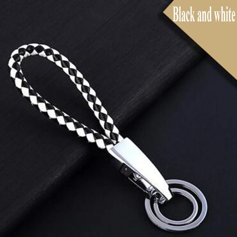 

BYCOBECY 2019 High Quality Metal Car Key Holder Small Fashion Creative Handmade Leather Men And Women Universal Key Wallets