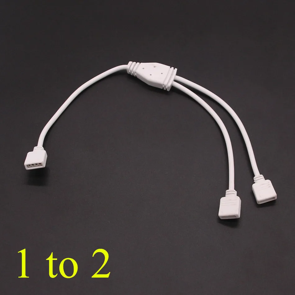 BEILAI 4pin RGB соединительный узел 1 до 2 3 4 сплиттер Женский удлинитель Кабель для