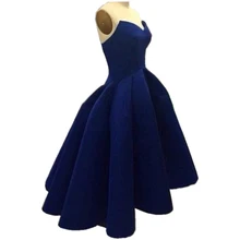 Langen Roten Ballkleid Prom Kleider Elegante Schatz Formale High Low Abendkleider Dunkelblau Kurze Vordere Lange Zurück Kleid