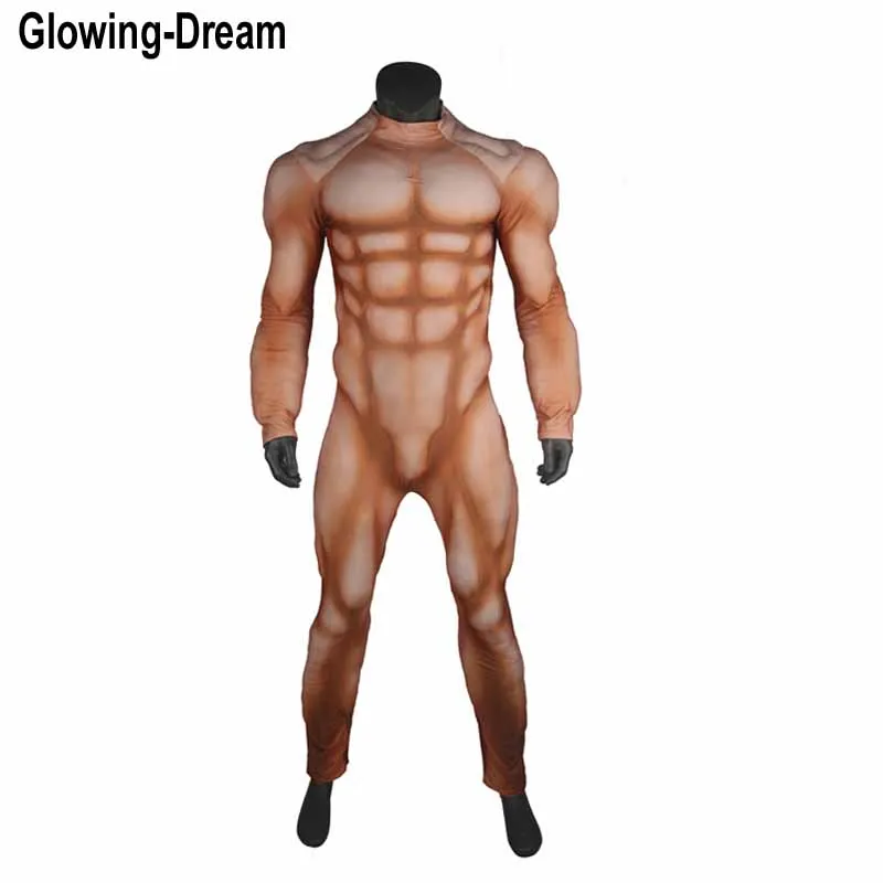 

High Quality Relief Bigger Muscle Padding Basic Muscle Suit Skin Body Suit For Cosplay Customized Any Color Muscle Costume