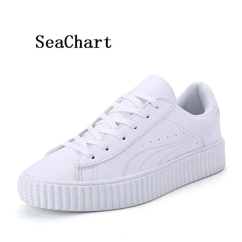 Prix pour SeaChart Unisexe Hommes de Chaussures de Skate En Cuir Noir Blanc de Femmes tous les match Respirant En Plein Air Sneaker 36-44 Uomo chaussures Prix pour SeaChart Unisexe Hommes de Chaussures de Skate En Cuir Noir Blanc de Femmes tous les match Respirant En Plein Air Sneaker 36-44 Uomo chaussures