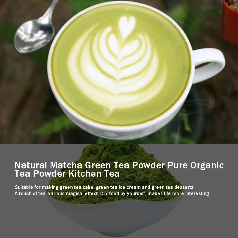 

499g Natural Matcha Tea Powder Pure Organic Portable Mini Matcha Green Tea Powder Professional Kitchenpaper bags tea bag