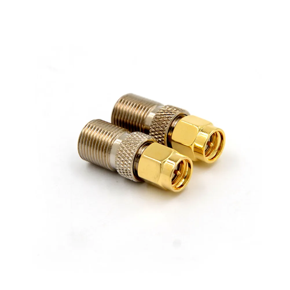 Jack to SMA Male Plug Straight RF Coaxial Adapter F Connector Convertor 1PCS Type Female Gold Tone Piece | Обустройство дома