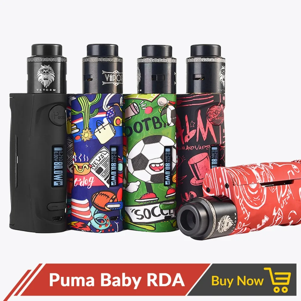 Набор для вейпа Vapor Storm Puma Baby Kit боксмод TC корпус из АБС пластика 80 Вт вейп мод с