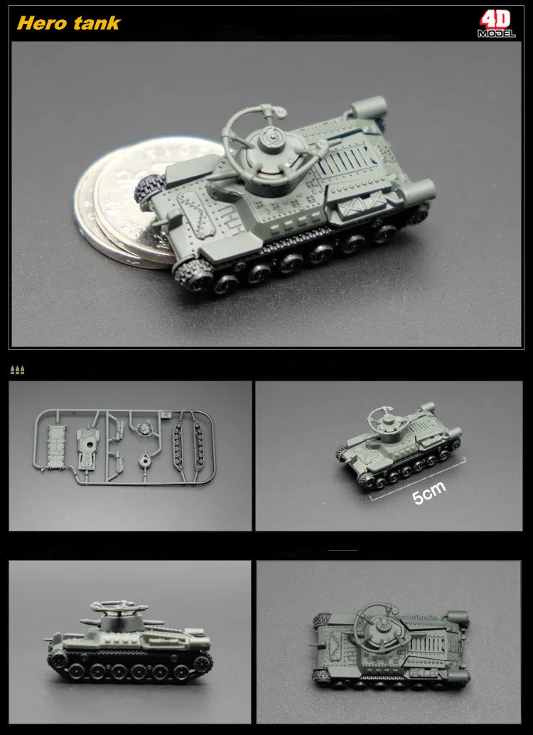 4D Новое поступление 8 шт./лот 1:144 Второй мировой войны танки пластиковые сборные модельные танки игрушки песок стол модель World of Tanks коллекция