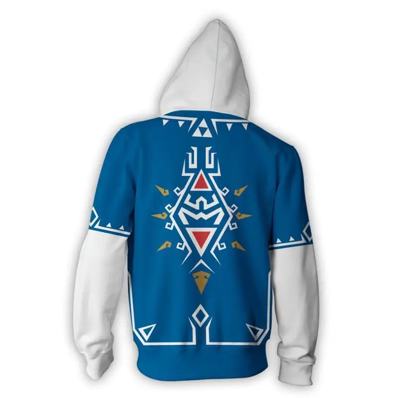 CostumeBuy Легенда о Zelda Косплэй костюм комплект Борьба свитер игры небу меч ссылка с капюшоном куртка на молнии L920