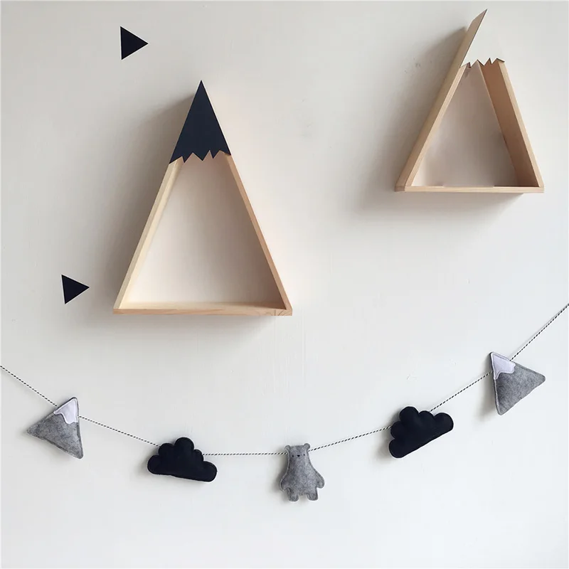 

Nordic Style Drop/Bear Kids Room Decor Baby Play Tent Adornment Wall Hanging Decoration For Child Room Nursery Decor