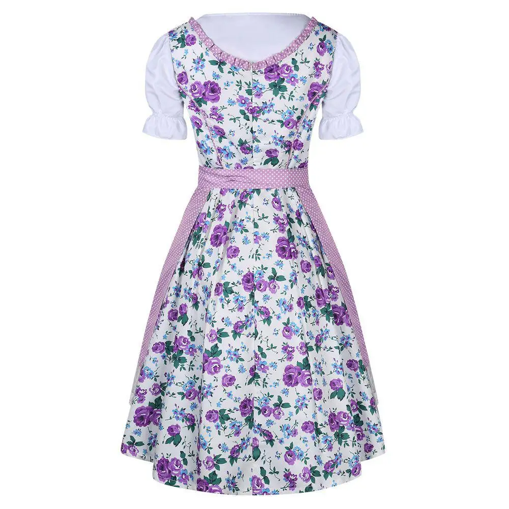 Женское платье тройка MISSKY Dirndl костюм для баварских костюмов на
