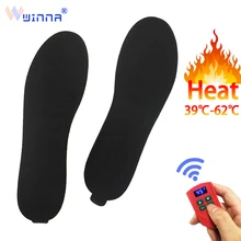 2300mAh Electric Heating Insoles with LED Remote Control Cushioning Breathable Insert Red Unisex Winner Warm Foot Thermal Insole