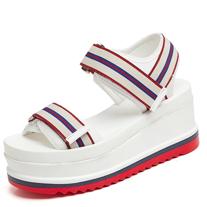 RASMEUP Women's Chunky Sandals 2019 Summer Fashion Women Beach Platform Sandal Comfortable Casual Woman Shoes lady footwear