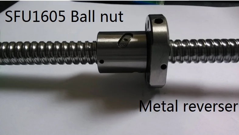 

1PCS SFU1605 Metal reverser single ball nut SFU1605-4 Nut for RM1605 ball screw cnc guide parts(only ball nut)