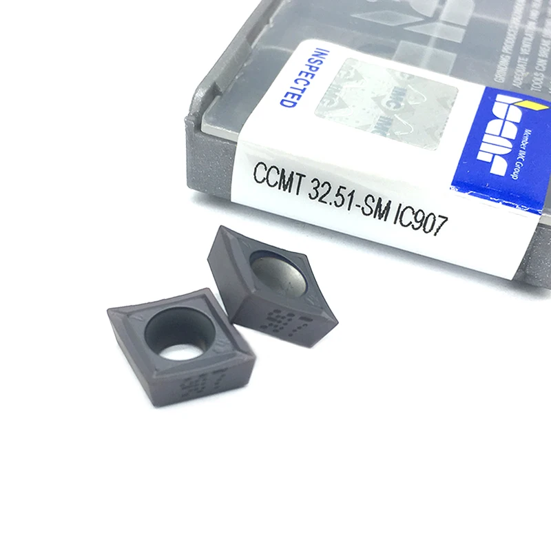 

CCMT09T304 SM IC907 10pcs Carbide cutters CCMT09 T304 SM IC907 Insert face mill Lathe CNC tools tools internal Turning Tool