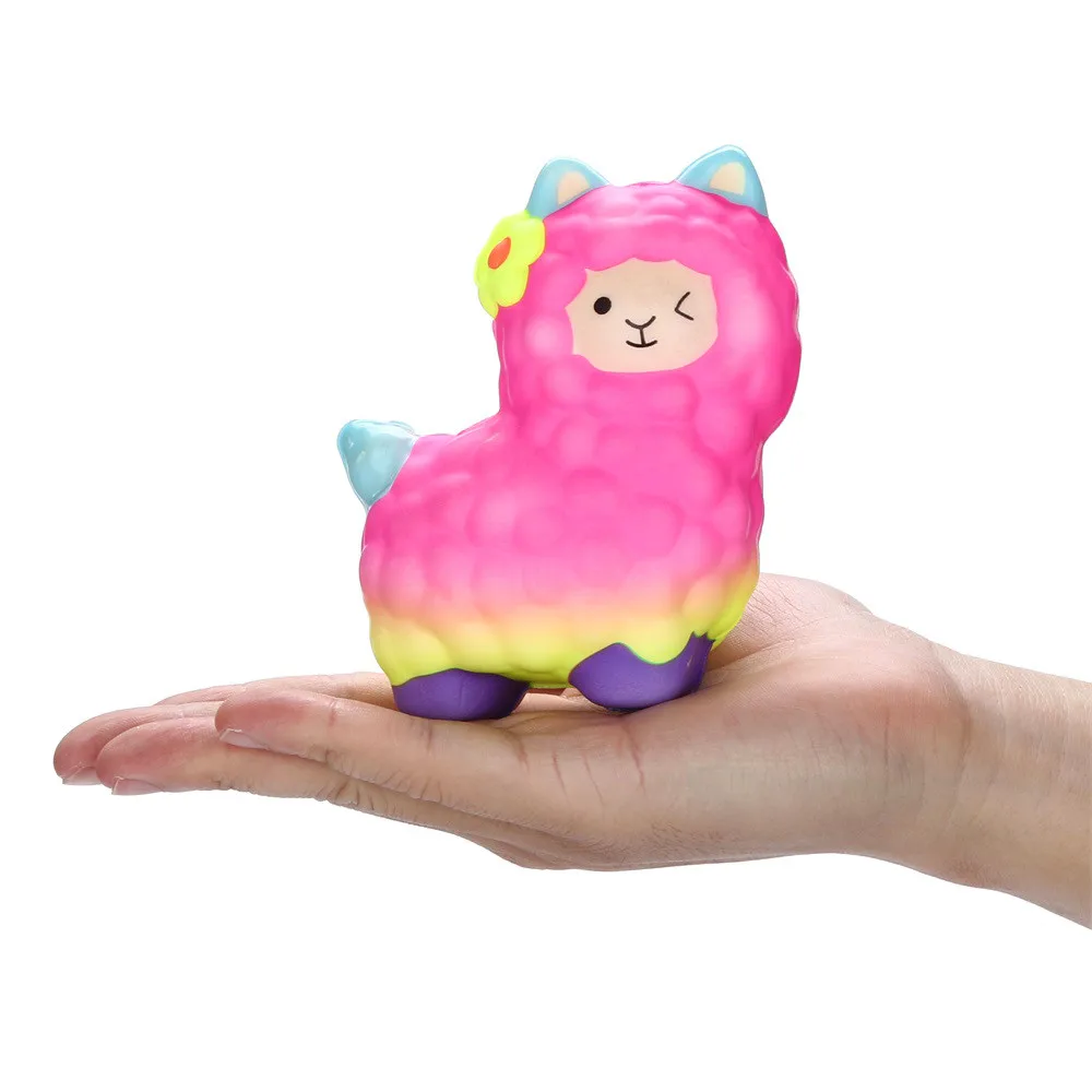 Squeeze soft Squishies очаровательные Llamas Альпака медленно поднимающиеся фрукты Ароматические Squeeze снятие стресса забавная игрушка в подарок Z0225