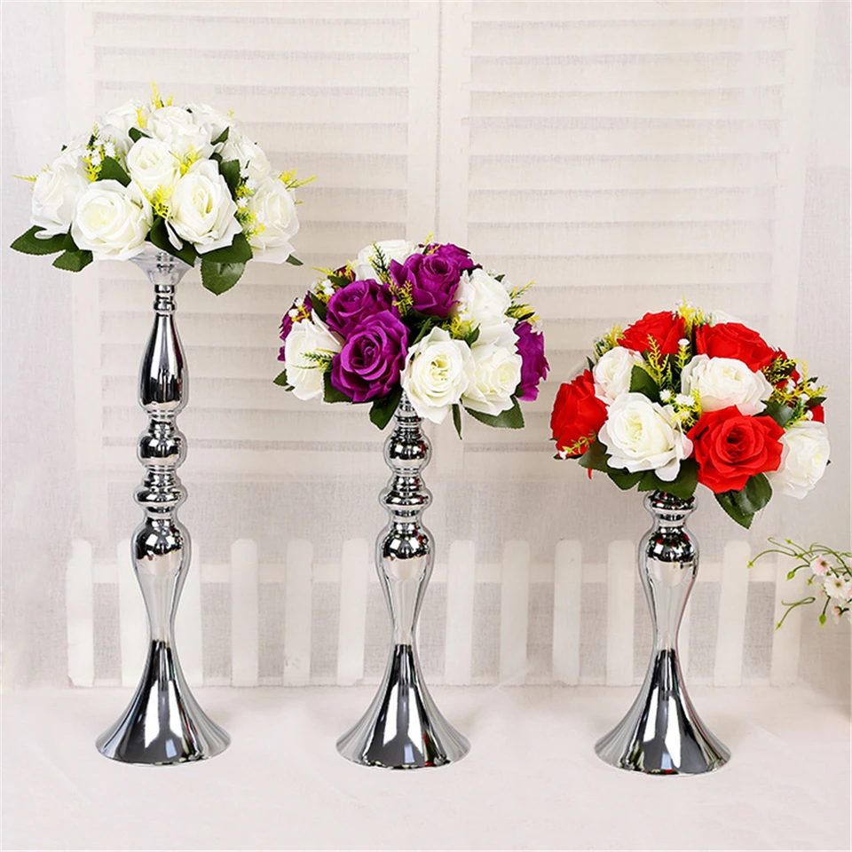 Creative Home Decor Flower Vase Rack Stick Mermaid Design Metal