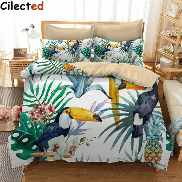 tropical duvet covers hawaiian cilected pcs toucan and pineapple duvet cover set with pillowcase tropical plant bedding soft tropical duvet covers hawaiian cilected pcs toucan and pineapple duvet cover set with pillowcase tropical plant bedding soft