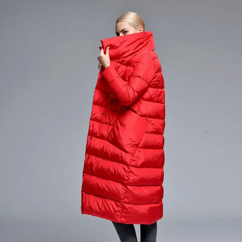 Куртка женская теплая белая повседневная длинная 2019|jacket down|jacket down womenjacket fashion |