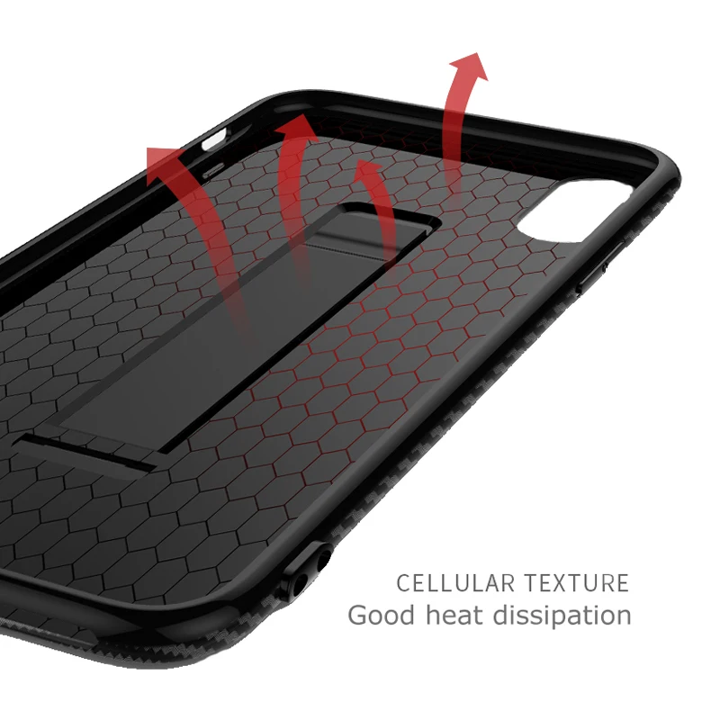 case for iphone X 5.8 inch Xundd Retractable ring holder case for iphone X 10 capa ultra thin slim soft TPU back case cover