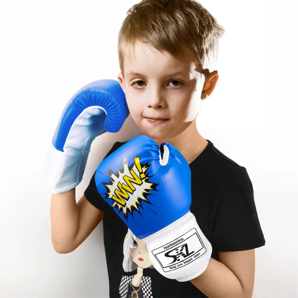 

SKL Junior Boxing Gloves Kids Boxing Gloves Sparring Training Gloves 4oz 6oz Junior Punch Bag MMA Training Muay Thai Mitts