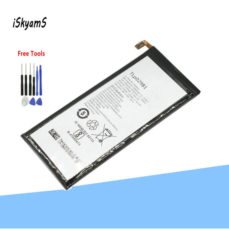 ISkyamS 1x2960 мА/ч TLp029B1 батарея для Alcatel Pop 4S 5095 5095B 5095I 5095K 5095L 5095Y TCL 550 батареи сотового