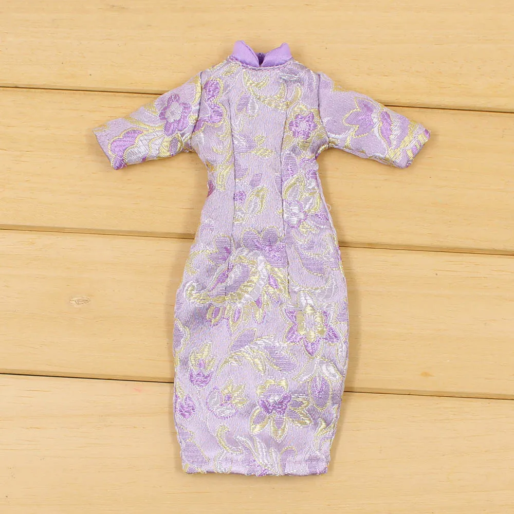 Blyth одежда с вышивкой cheongsam элегантное женское стильное платье 1/6 Кукольное боди ICY Licca
