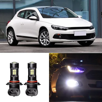 

2x Canbus Type 9005 3030 21SMD LED DRL Daytime Running Fog Lights Bulbs Fit For VW Scirocco 2011-2013