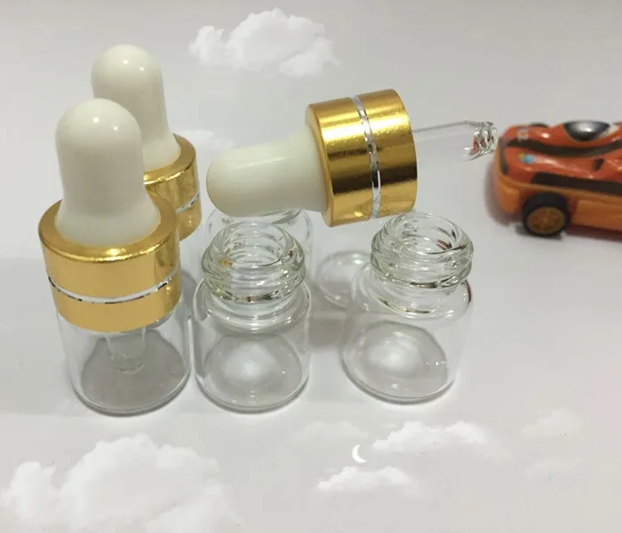 1ML transoarent test bottle or essential oil bottle or sample test