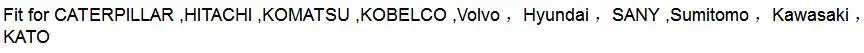 Полный набор экскаваторов-погрузчиков тракторов экскаватор гидравлический счетчик шланг адаптер тройник набор подходит для гусеницы HITACHI KOMATSU KOBELCO