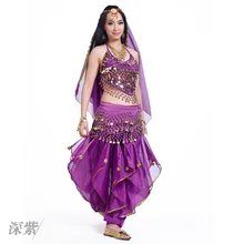 Набор из 5 предметов: маленький перец+ вращающиеся штаны+ вуаль, набор для танца живота, индийский танцевальный набор