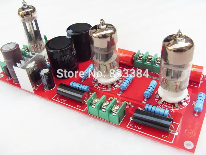 Buffer 6N3+6Z4 Tube SRPP Preamplifier Amplifier board Pre amp Audio