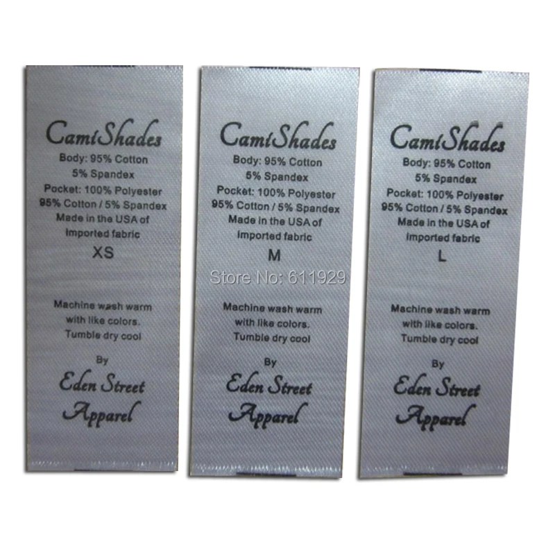 

Free shipping customizing silk care labels/washable labels/tags/garment clothing shoes labels/garment tags cut separately