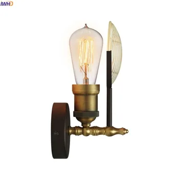 

IWHD Loft Style Industrial Retro Wall Lights For Home Lighting Bedroom Stair Bathroom Mirror Light Vintage Wall Lamp Sconce LED